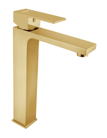 Tall Body Basin Mixer - Gold