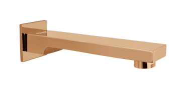 Wall Spout With Flange - Rose Gold