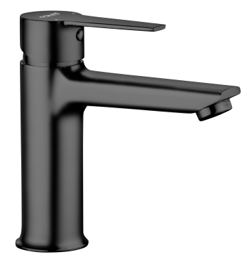 Single Lever Basin Mixer - Moderate - Matt Black