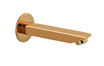 Wall Spout with Flange - Rose Gold