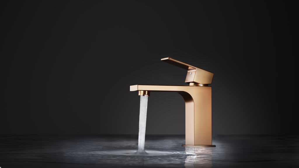 ROSE GOLDA luxurious touch in rose gold, combining elegance and durability for modern spaces that stand out.