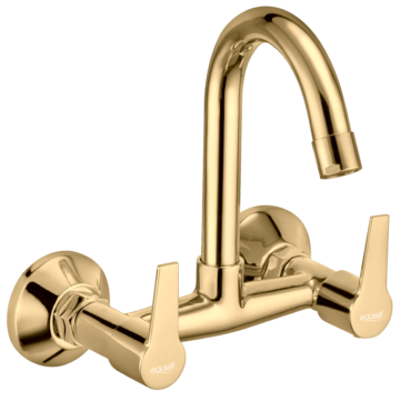 Sink Mixer with Swinging Spout - Wall Mounted