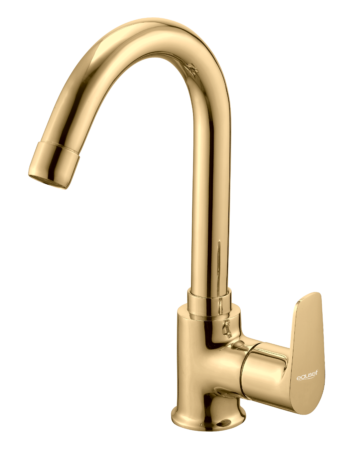 Sink Cock with Swinging Spout - Table Mounted