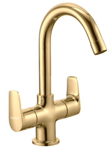 Sink Cock with Swinging Spout - Table Mounted